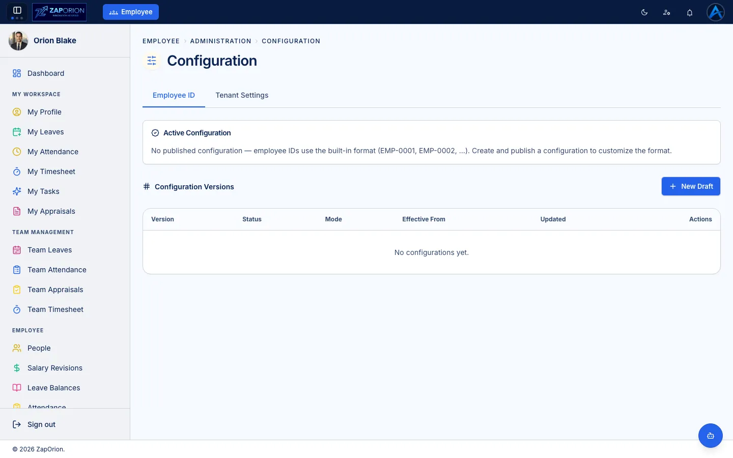 Configuration